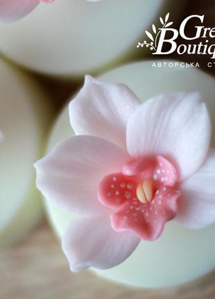 Gift set of glycerine soap 3 orchids6 photo