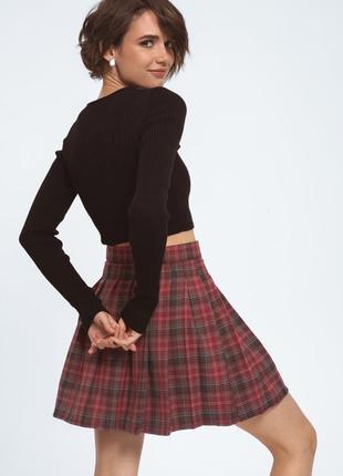 Short checked skirt gepur3 photo