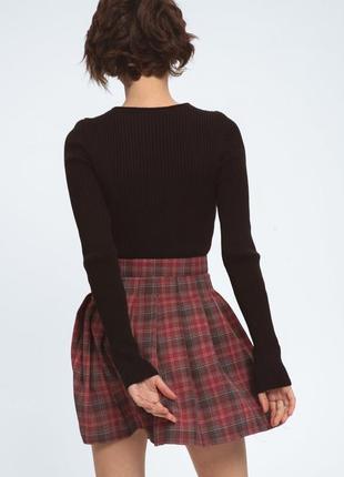 Short checked skirt gepur4 photo