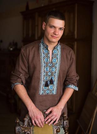 Embroidered shirt hand embroidery