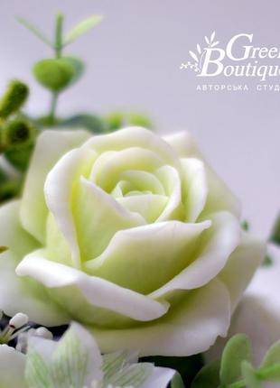 Interior bouquet of soap, roses super green5 photo
