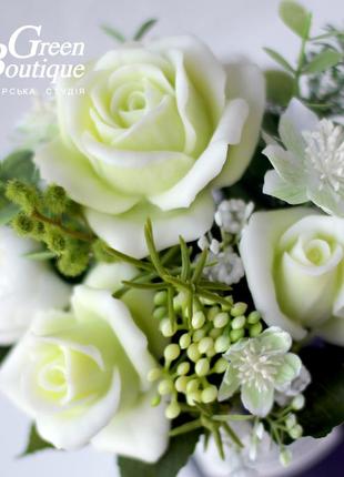 Interior bouquet of soap, roses super green6 photo