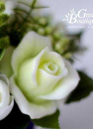 Interior bouquet of soap, roses super green7 photo