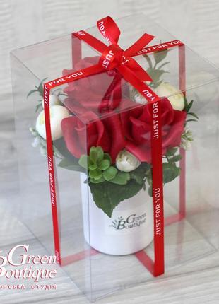 Interior bouquet of soap, red roses red berlin7 photo