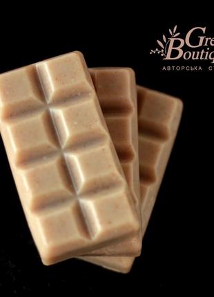 Natural kraft soap White chocolate with almonds5 photo