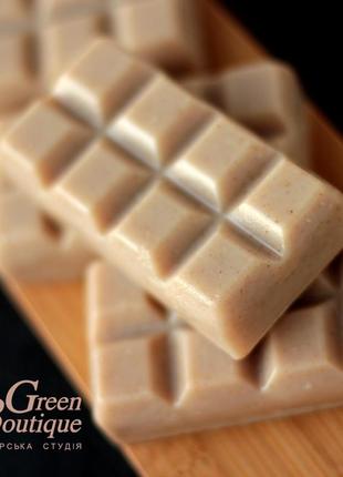 Natural kraft soap White chocolate with almonds3 photo