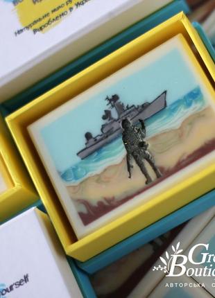 Natural kraft soap russian warship go3 photo
