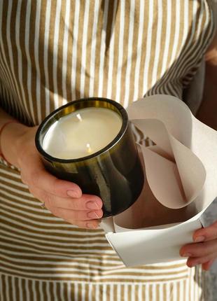Candle in the wine bottle, aroma №52 photo