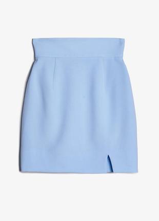 Blue high waist summer skirt gepur8 photo