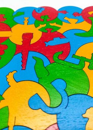 Wooden Jigsaw Puzzle - Mix - 148 pcs8 photo