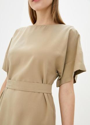 Women's midi dress DASTI Iconic sand color4 photo