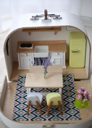 Suitcase with furniture filling "Kitchen"