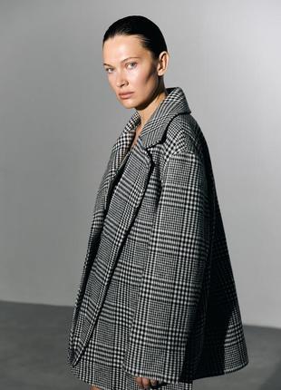 RELAXED-FIT CROPPED COAT5 photo