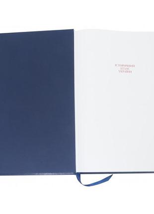 Book in leather, gift "Historical Atlas of Ukraine"7 photo