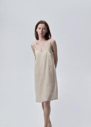 Linen classic nightgown2 photo