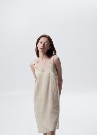 Linen classic nightgown4 photo