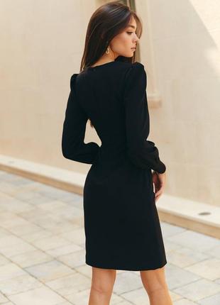 ELEGANT DRESS WITH PUFF SLEEVES GEPUR5 photo