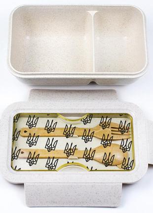 LUNCH BOX ZIZ THE TRINITY OF UKRAINE ( FROM WHEAT ECO-FIBER )3 photo