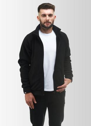 Men's fleece jacket Synevyr 260 Black2 photo
