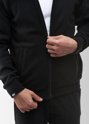 Men's fleece jacket Synevyr 260 Black3 photo