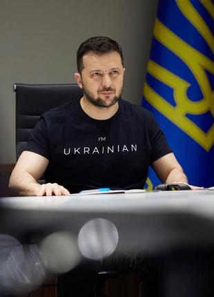 T-shirt I'm Ukrainian black4 photo