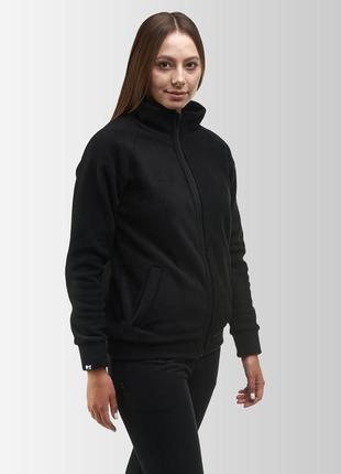 Women's fleece jacket Synevyr 260 black