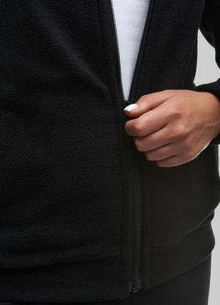 Women's fleece jacket with Trident Synevyr 260 black2 photo