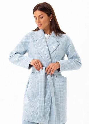 Oversized coat Astrid blue