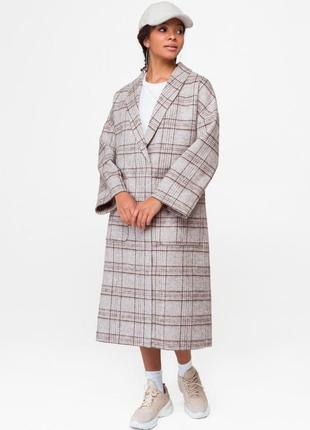 Women's demi-season coat Alsou cappuccino