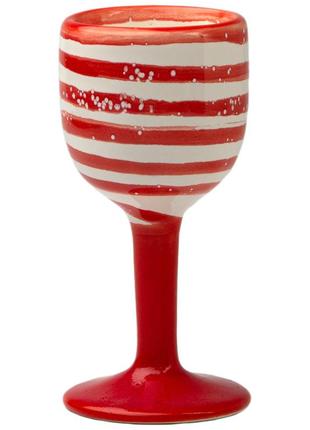 Handmade ceramic wine glass Christmas candy New Year 2023
