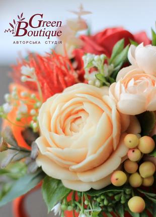 Interior bouquet in a ceramic cup7 photo
