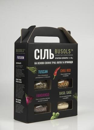 Busols FUSION Salt Set (4 X 65 GRAMS)