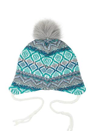 Children's winter hat mint DASTI Hoverla Edition2 photo
