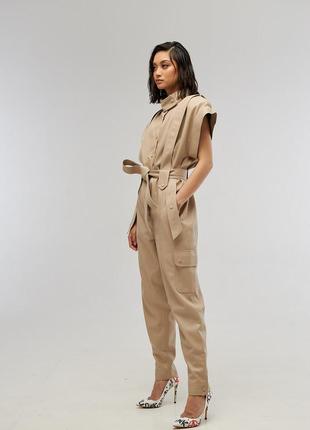 Overalls Eco leather Color Nude3 photo