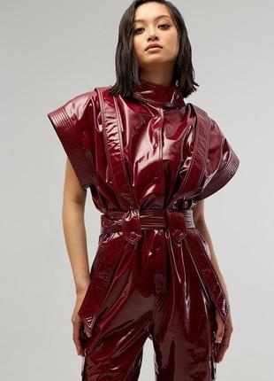 Overalls Eco-leather Lacquer Color - Bardo2 photo