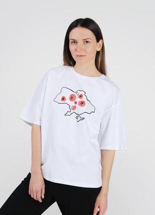 T-shirt "Poppy" white color3 photo