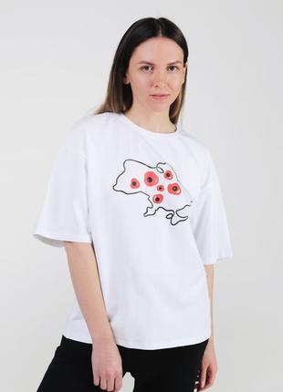 T-shirt "Poppy" white color4 photo