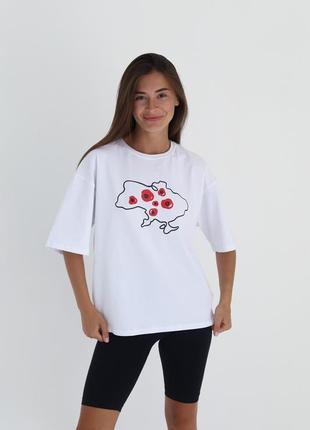 T-shirt "Poppy" white color8 photo