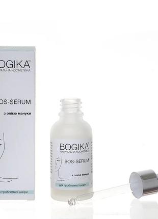 Sos serum 30 ml to fight rashes and fat content, bogika serum for face