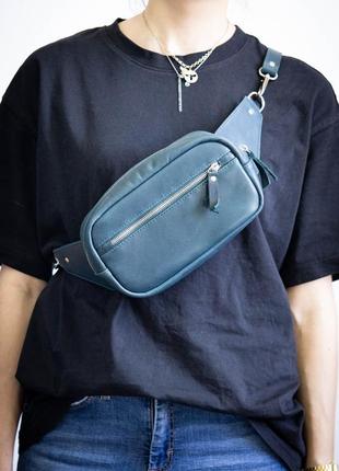 Leather bum bag, Waist bag for women3 photo