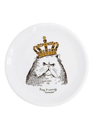 Plate ORNER "Cat with a crown"