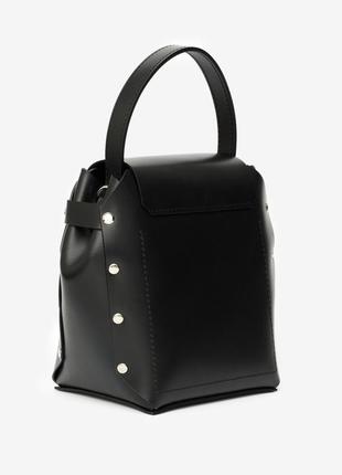 Adhara Leather Bag in black color2 photo