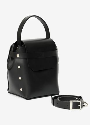 Adhara Leather Bag in black color3 photo