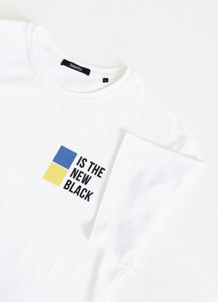 T-Shirt "Is the new black" white color7 photo