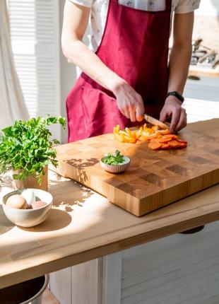 Ash & Oak end cutting board 50*40 cm7 photo