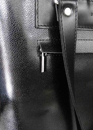 Leather backpack  " bilancia "6 photo