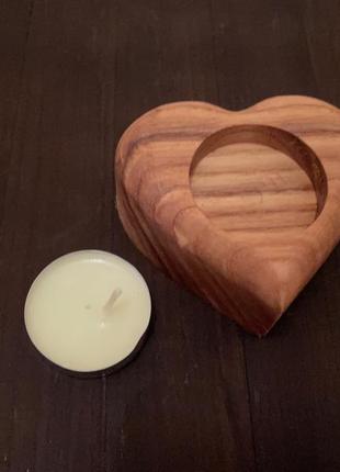 Candlestick heart, romantic decor2 photo