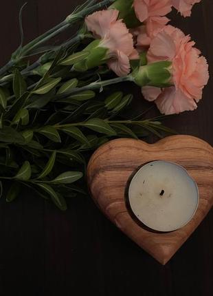 Candlestick heart, romantic decor1 photo