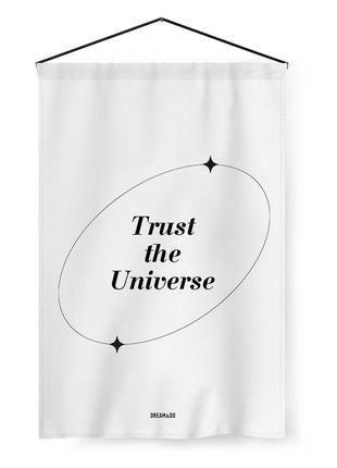 Motivational tapestry Dream&Do FLAG Trust the Universe2 photo