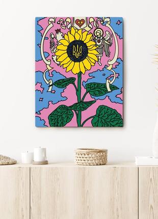 Painting by numbers ORNER x Sestry Feldman "The Sunflower" (orner-1792)1 photo